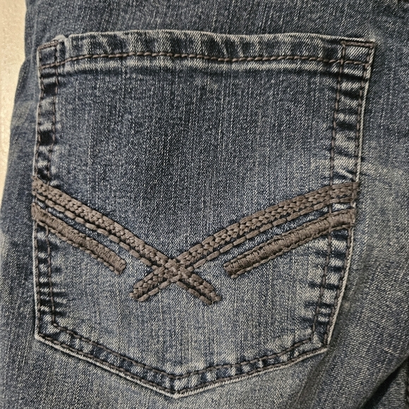 TK Axel Men's Slim Straight Faded Jeans Size 34x28 Stretch, 5-pocket Design - Picture 4 of 10